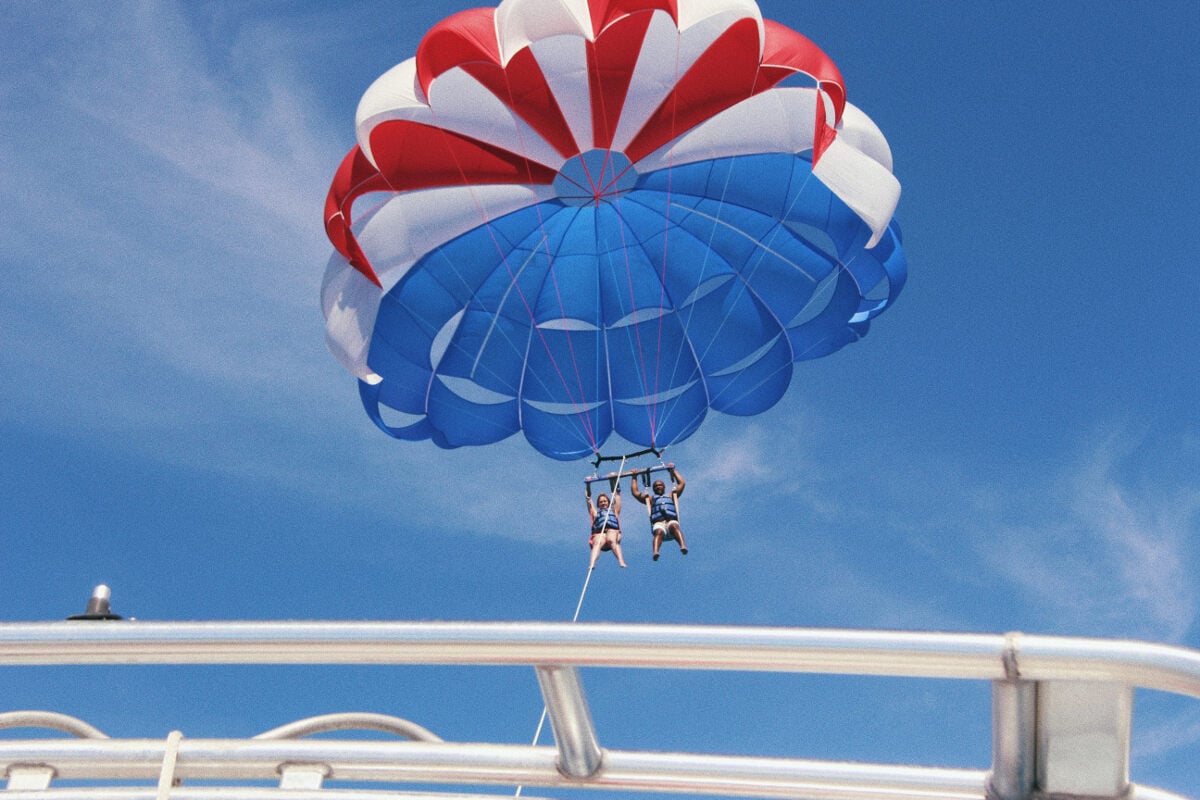 parasailing