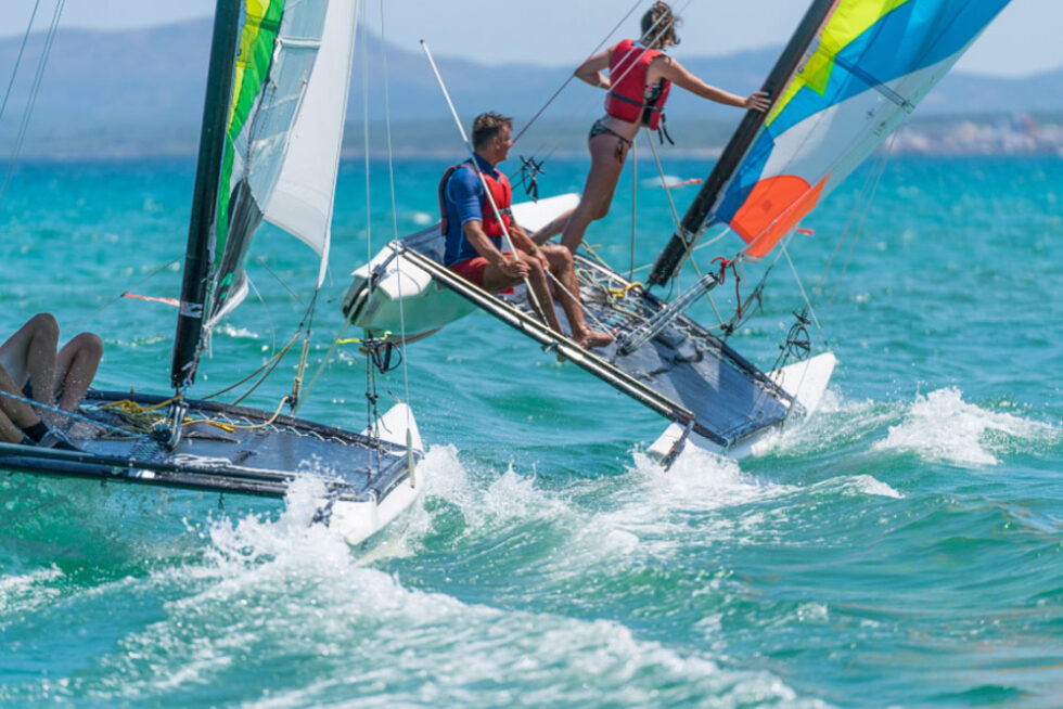 Perfect Sailing Course on a Hobie 15 Catamaran in Mallorca